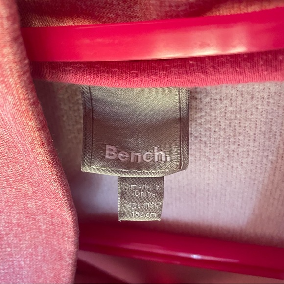 Girls pink bench zip up sweater - Picture 3 of 3